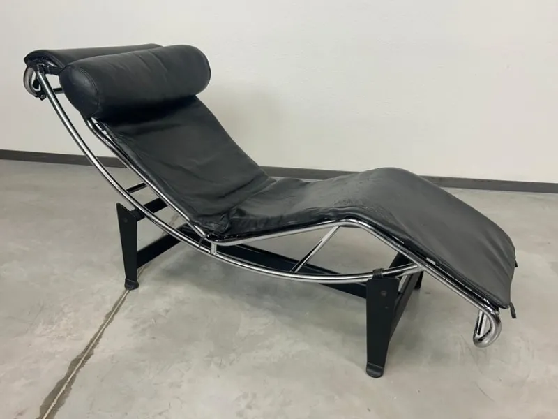 Clearance Pamono LC4 Chaise Lounge by Le Corbusier for Casina, 1980s