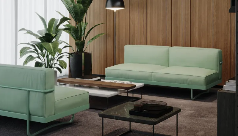 Pamono LC5 Sofa by Le Corbusier for Cassina> Seating