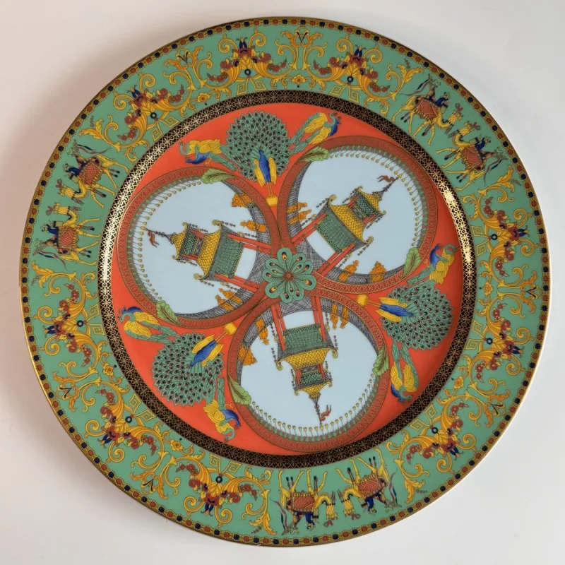 Hot Pamono Le Voyage De Marco Polo Wall Charger Plate by Versace for Rosenthal, 1994