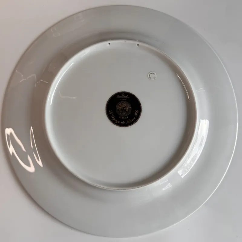 Hot Pamono Le Voyage De Marco Polo Wall Charger Plate by Versace for Rosenthal, 1994