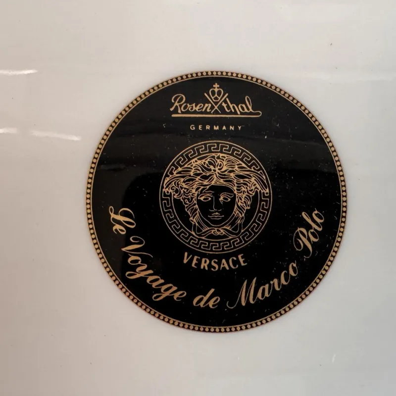 Hot Pamono Le Voyage De Marco Polo Wall Charger Plate by Versace for Rosenthal, 1994