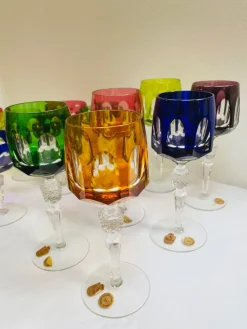 Best Pamono Lead Crystal Glasses from Nachtmann, 1960s, Set of 16
