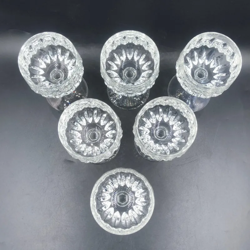 Pamono Lead Crystal Wine Glasses Patrizia from Nachtmann, 1960s, Set of 6> Glassware