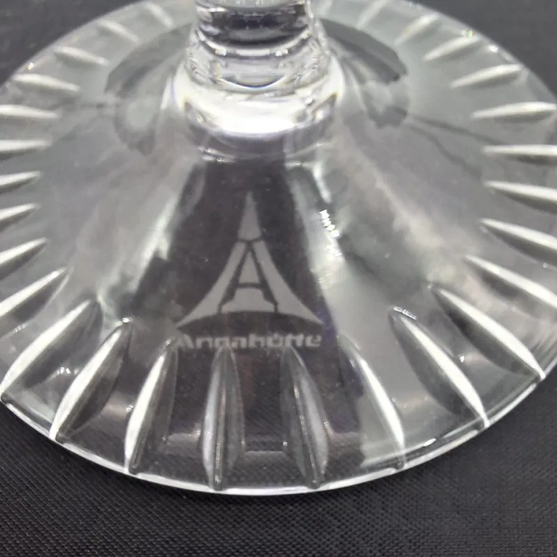 Discount Pamono Lead Crystal Wine Glasses from Annahütte, 1950s, Set of 2