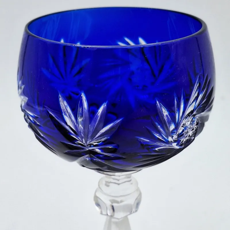 Discount Pamono Lead Crystal Wine Glasses from Annahütte, 1950s, Set of 2