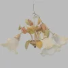 Pamono Leaf Effect Metal Chandelier> Ceiling Lights