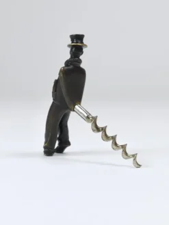 Sale Pamono Leaning Tipsy Gentleman Brass Bottle Opener by Richard Rohac, Vienna, 1950s
