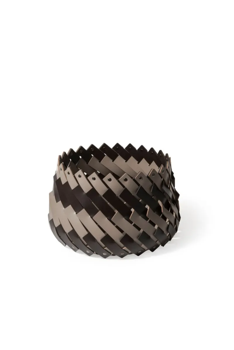Pamono Leather Almeria Basket Bicolour> Trunks, Crates & Baskets