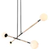 Pamono Leather and Alabaster Mobile Chandelier by Contain> Ceiling Lights
