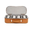 Pamono Leather Bowls Game Set