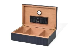 Pamono Leather Cigar Humidor from Pinetti> Decorative Objects