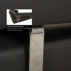 Clearance Pamono Leather Corner Sofa by Ewald Schillig