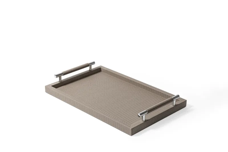 Best Pamono Leather Dedale Tray