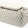 Pamono Leather Demetra Shoes Basket> Trunks, Crates & Baskets