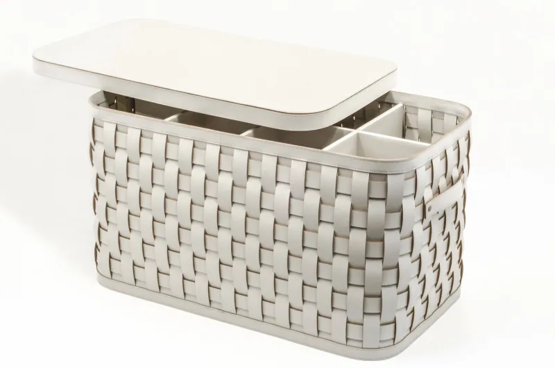 Pamono Leather Demetra Shoes Basket> Trunks, Crates & Baskets