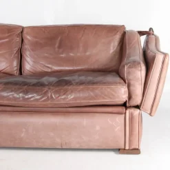 Pamono Leather Knole Sofa, 1970s
