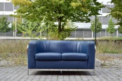 Pamono Leather Onda Sofa & 2 Armchairs by De Pas, D'Urbino & Lomazzi for Zanotta, Set of 3><noscript><img width=