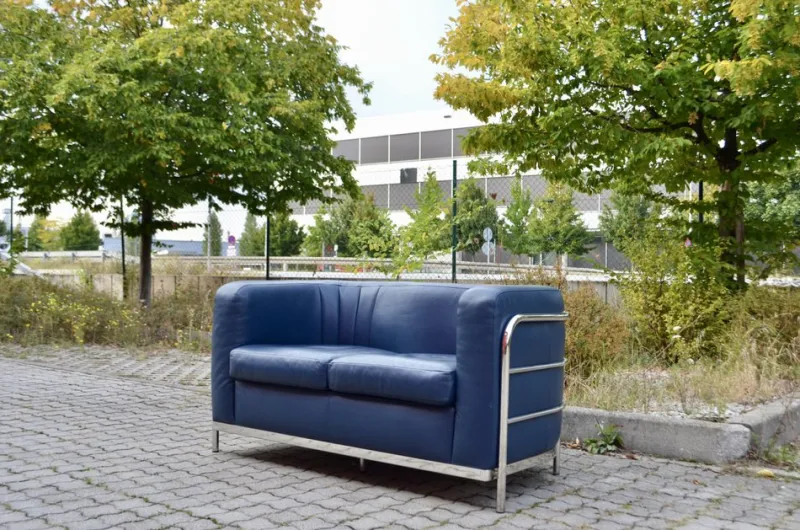 Pamono Leather Onda Sofa & 2 Armchairs by De Pas, D'Urbino & Lomazzi for Zanotta, Set of 3> Living Room Sets