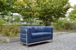 Pamono Leather Onda Sofa & 2 Armchairs by De Pas, D'Urbino & Lomazzi for Zanotta, Set of 3><noscript><img width=