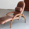 Pamono Leather Optima Lounge Chair> Lounge Chairs & Armchairs