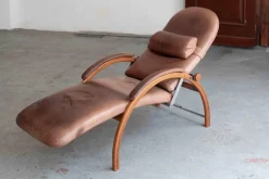 Pamono Leather Optima Lounge Chair> Lounge Chairs & Armchairs