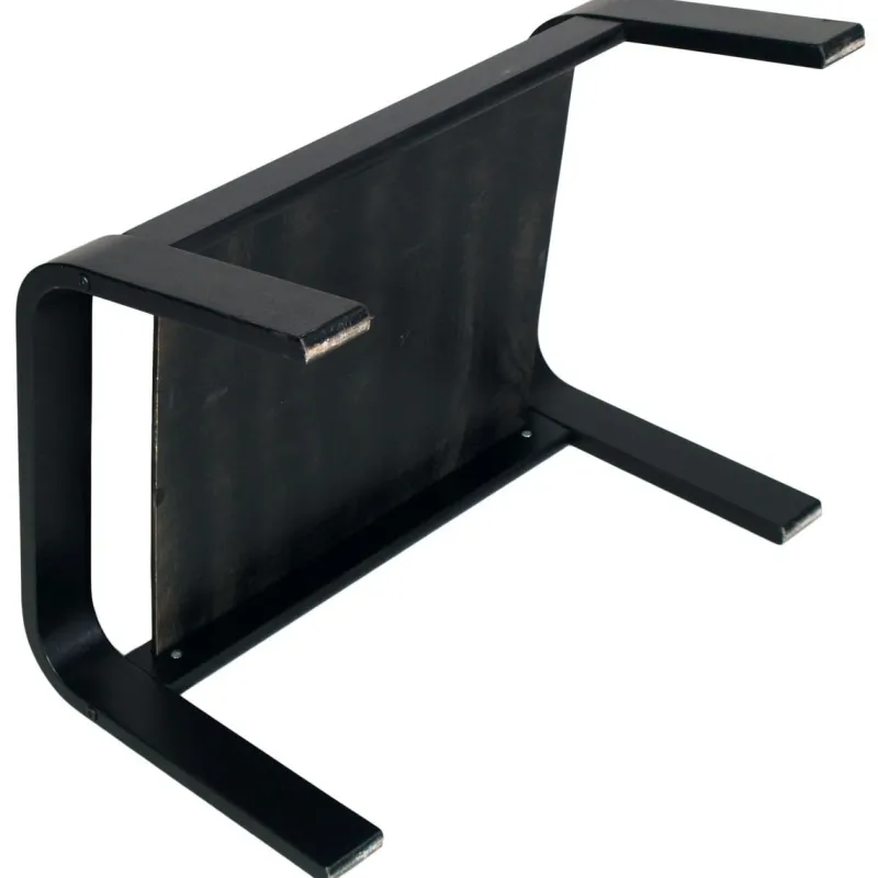 Pamono Leather Poäng Chairs & Footrest by Noboru Nakamura for IKEA, 1990s, Set of 3> Couches & Sofas