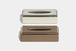 Pamono Leather Rectangular Tissue Box> Trunks, Crates & Baskets