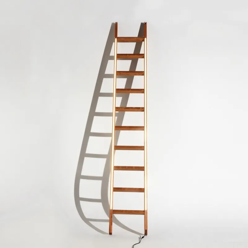 Outlet Pamono LED Line Light Ladder in Cherry by Noah Spencer