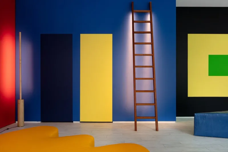 Outlet Pamono LED Line Light Ladder in Cherry by Noah Spencer