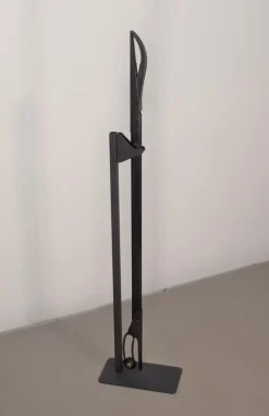 Pamono Leina Fireplace Pliers by Pep Bonet for Officina Alessi, Italy, 1980s, Set of 2> Fireplaces And Mantels
