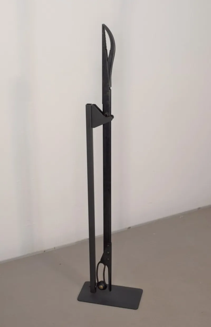 Pamono Leina Fireplace Pliers by Pep Bonet for Officina Alessi, Italy, 1980s, Set of 2> Fireplaces And Mantels