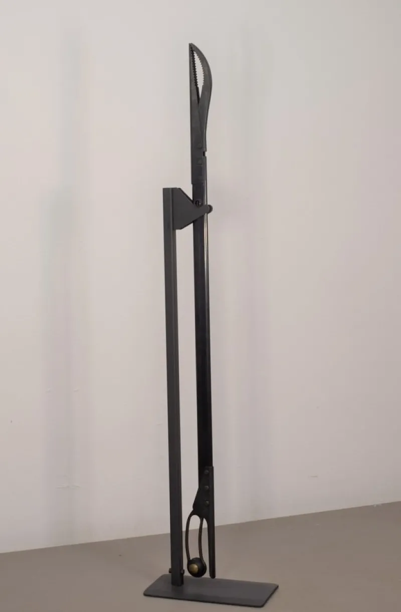 Pamono Leina Fireplace Pliers by Pep Bonet for Officina Alessi, Italy, 1980s, Set of 2> Fireplaces And Mantels