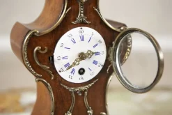 Clearance Pamono Lenzkirch Mantel Clock in Walnut Case, Early 20th Century