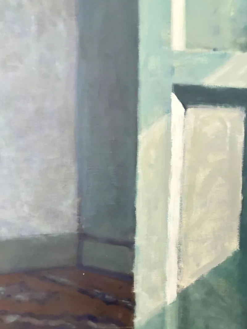 Pamono Leon Spierenburg, Atelier, 1985, Oil on Canvas> Impressionist