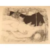 Discount Pamono Leonard Tsuguharu Foujita, Le Rêve, 1940s, Lithograph on Arches Paper