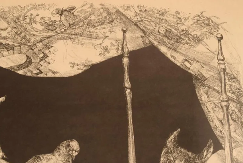 Discount Pamono Leonard Tsuguharu Foujita, Le Rêve, 1940s, Lithograph on Arches Paper