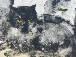 Pamono Leonor Fini, Cats, Lithograph on Rives Paper, 1970s><noscript><img width=