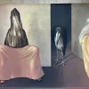 Pamono Leonor Fini, Two Princesses and a Bird, 1970s, Lithograph