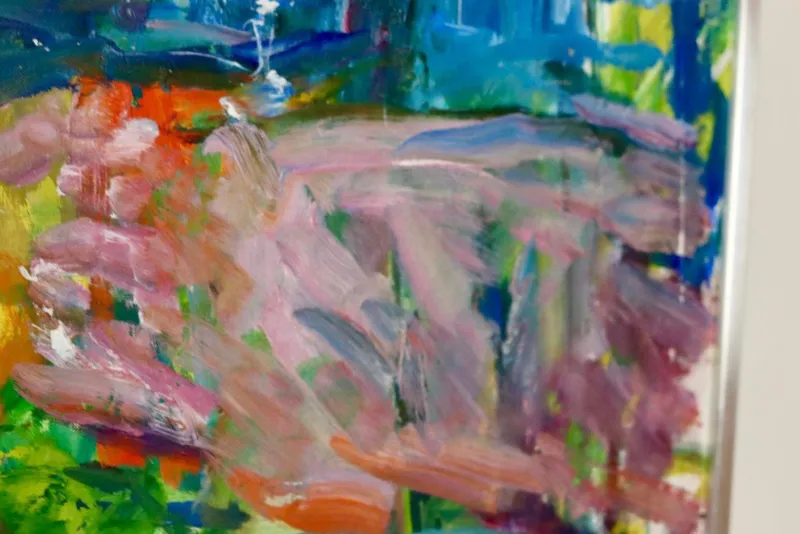 Pamono Leopold Fare, Abstract Composition, 1950s, Oil on Canvas, Framed> Mid-Century