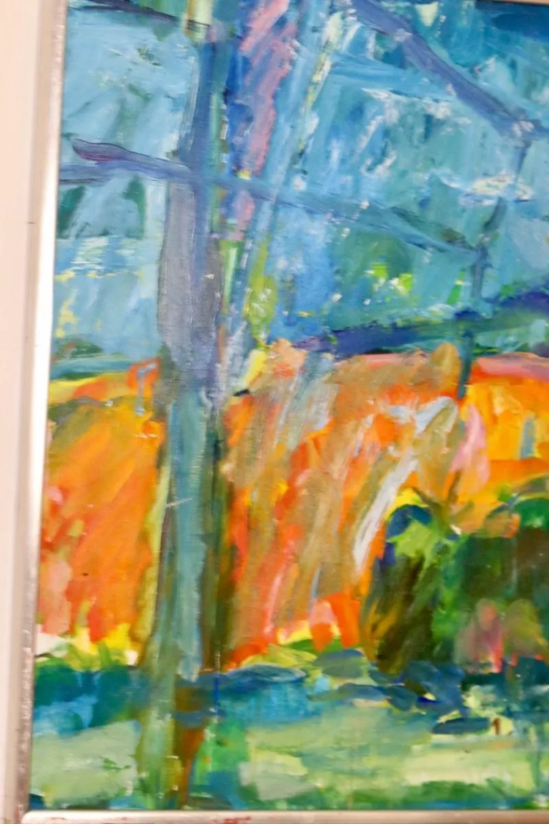 Pamono Leopold Fare, Abstract Composition, 1950s, Oil on Canvas, Framed> Mid-Century