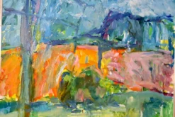 Pamono Leopold Fare, Abstract Composition, 1950s, Oil on Canvas, Framed><noscript><img width=