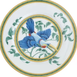 Pamono Les Toucans Dinner Service, 1986, Set of 60> Dinner Plates & Bowls