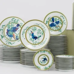 Pamono Les Toucans Dinner Service, 1986, Set of 60><noscript><img width=