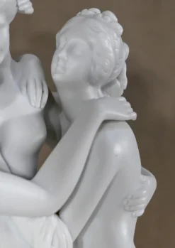 Discount Pamono Les Trois Nymphes Sculptural Group, Early 20th Century, Biscuit Porcelain
