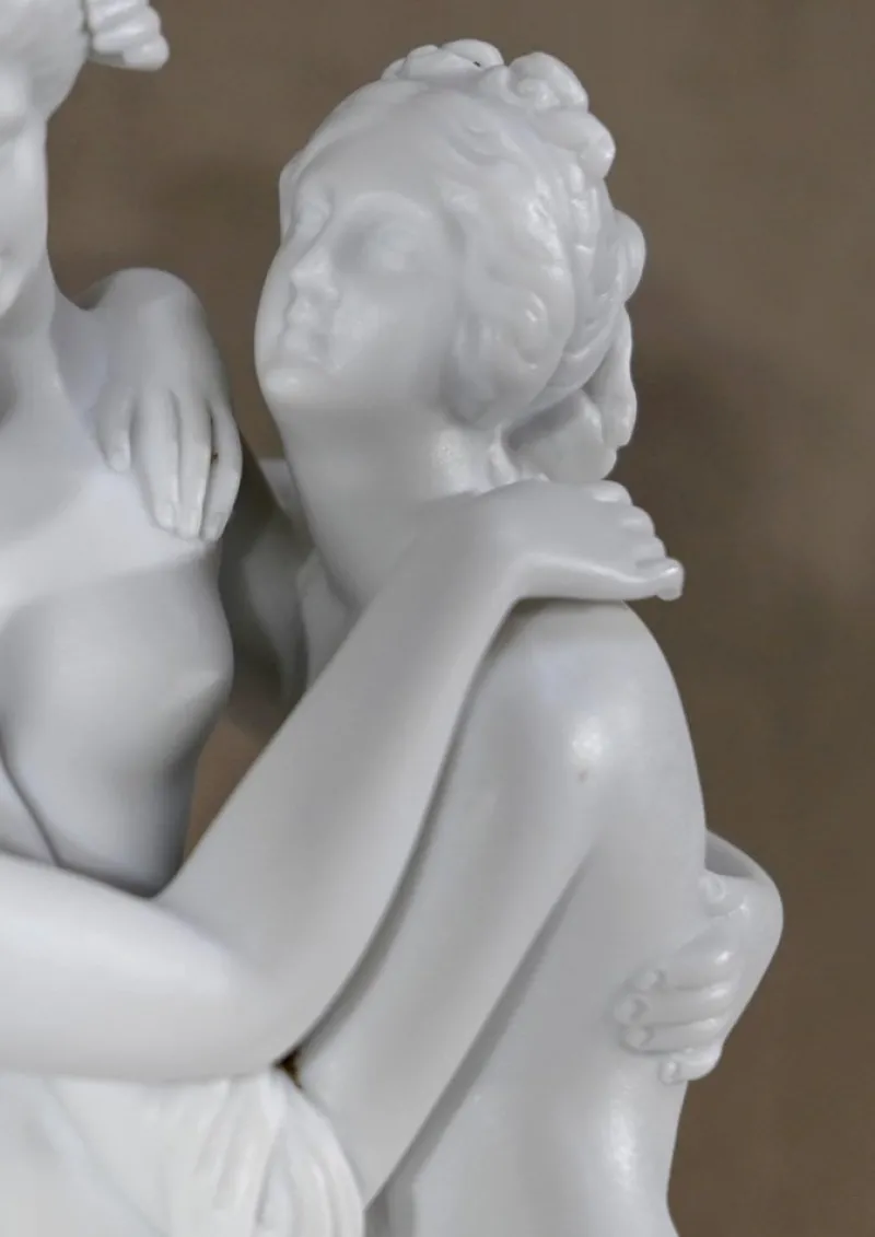 Discount Pamono Les Trois Nymphes Sculptural Group, Early 20th Century, Biscuit Porcelain