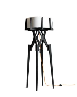 Outlet Pamono Lese Floor Lamp in Charcoal Black by Konstantin Achkov for Lock