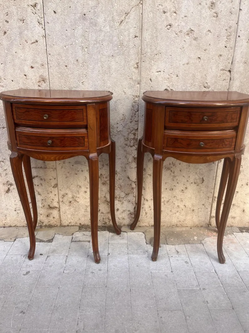 Hot Pamono Liberty Bedside Tables, 1890s, Set of 2