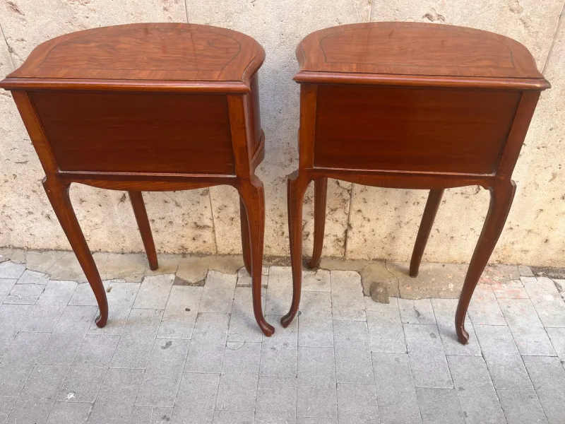 Hot Pamono Liberty Bedside Tables, 1890s, Set of 2