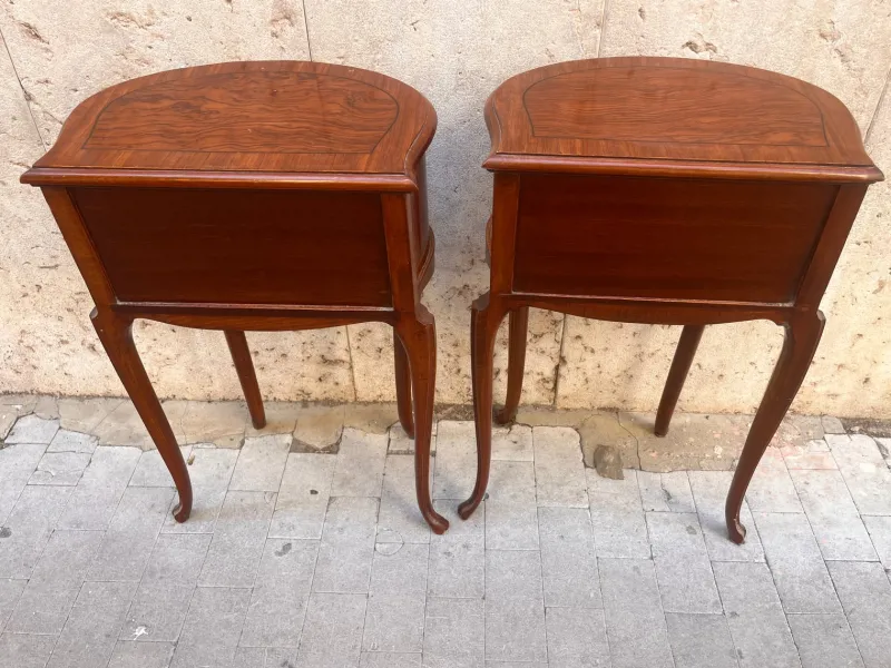 Hot Pamono Liberty Bedside Tables, 1890s, Set of 2