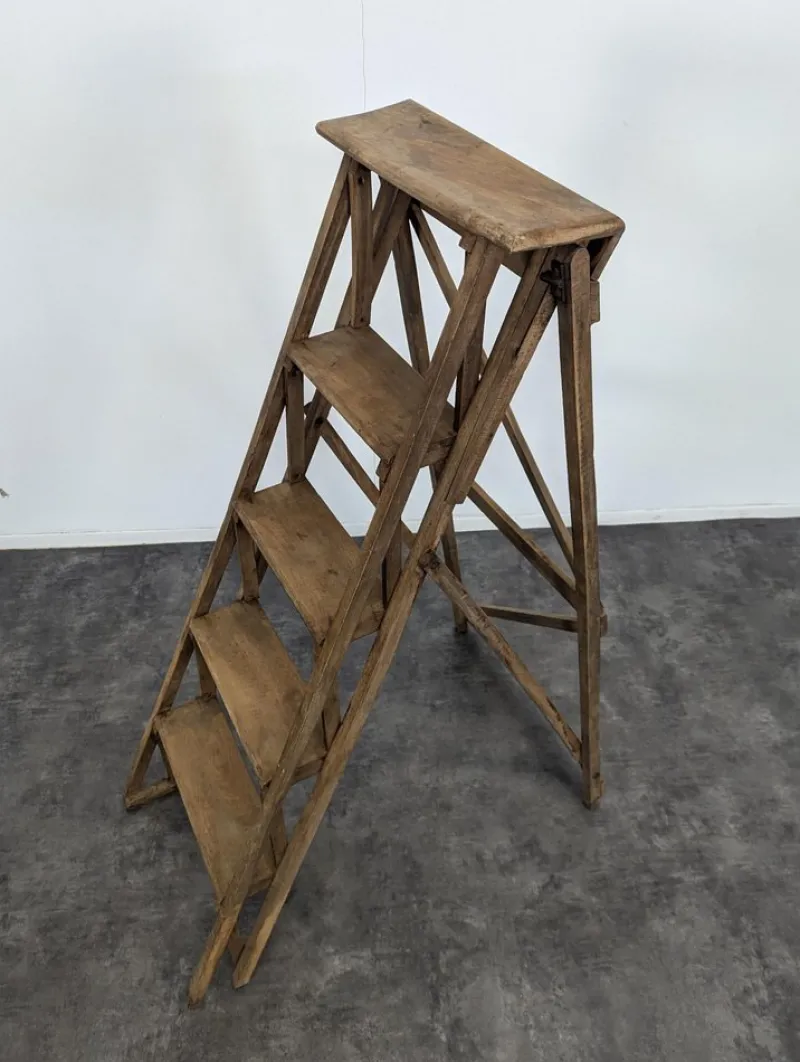 Outlet Pamono Library Stepladder in Wood